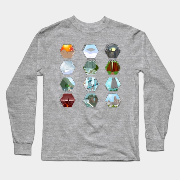 Welcome to the galaxy v2 Long Sleeve T-Shirt by basicallyamess